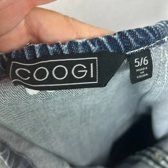 Coogi Y2K Jumpsuit Overalls Halter Neck Backless Women Size 5/6 - Picture 9 of 10